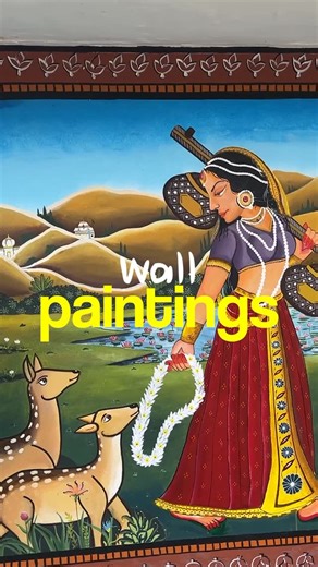 Budha College • Learn By Doing on Instagram: "These fine arts students are learning to make wall paintings 🎀🤝"