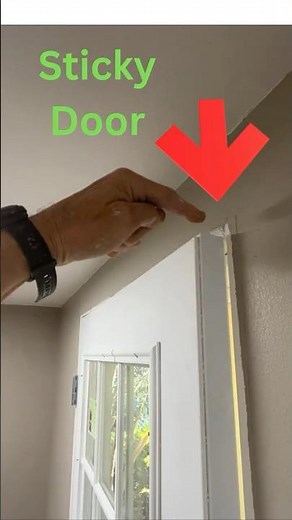 Sticky Door Adjustment #shorts