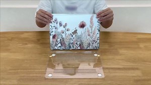 MecBevia Compatible with MacBook Pro 13 inch Case 2022 2021 2020 Release M2 M1 A2338 A2251 A2289, Plastic Hard Shell&Keyboard Cover&Screen Protector&Webcam Cover&Type-C Adapter, Vector Flower3