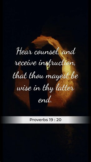 Proverbs 19:20 (KJV) | Bible Verse for Guidance and Direction