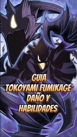 ✨🐦‍⬛ GUIA TOKOYAMI FUMIKAGE Habilidades y Daño My Hero Ultra Rumble #mhur #tokoyami #myheroacademia