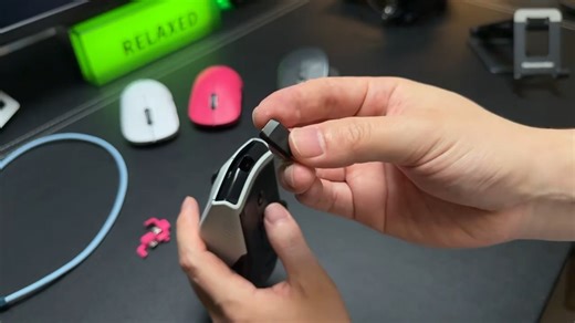 外星人 AW610M 秒变 C 口转接头使用教程，更多型号请点击商品#GPW #游戏外设 #无线鼠标