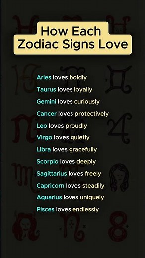 How Each Zodiac Sign Loves You Differently… And Why It Feels So Personal ♡ #zodiacsigns #astrology