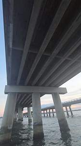 BOATING UNDERNEATH THE CHESAPEAKE BAY BRIDGE TUNNEL AT SUNSET, I MISS #SUMMER apparently we had a monkey on board, lol | Richard LeBel | Facebook