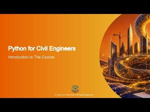 Python for Civil Engineers | 01A