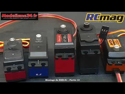 BXR-S1 Montage partie 16 - Choix du servo et du palonnier ....