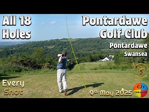 18 Holes at Pontardawe Golf Club. Every shot golf vlog from a wonderful Welsh hillside course