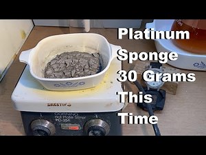 How To Turn Platinum Jewelry Into PURE PLATINUM Pt2