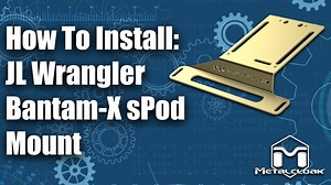 How To Install: JL Wrangler sPod Bantam-X Mount