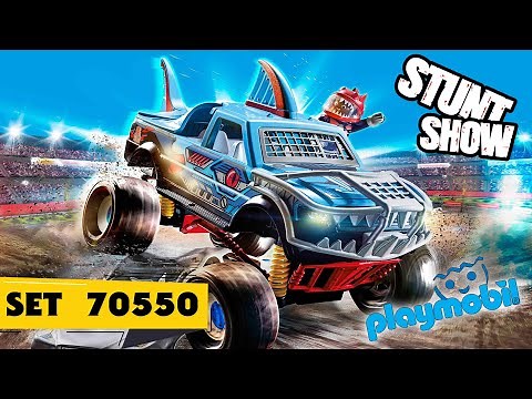 Playmobil SET 70550 : MONSTER TRUCK "SHARK" Stunt Show