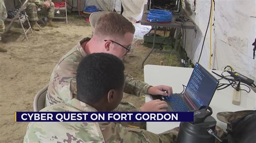 Soldiers participate in Cyber Quest 2025 at Fort Gordon