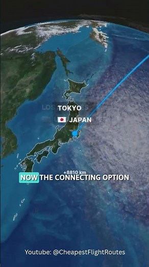 LAX to Tokyo: Direct vs Connecting Flight – Which is Cheaper? #chepest #flights #losangeles #tokyo