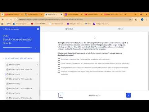 PMP: Micro Exam 1 15 Questions
