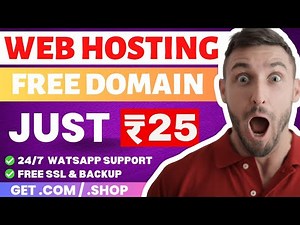 Get Cheap Hosting with .Shop domain only for 25rs 😍 | FREE Domain 🤩 | Smm Hosting 🔥| WordPress 🥳