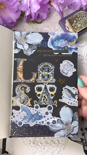 PocketArtistry | ✨Scrapbook ASMR✨💙🖤 #scrapbook #asmr #scrapbooking #journal #art #bulletjournal #inspiration #satisfying | Instagram