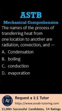 Which Heat Transfer Method Is Missing? | ASTB Mechanical Comprehension Practice Question
