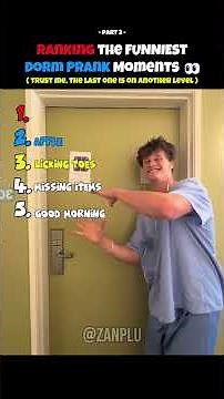 Ranking the FUNNIEST Dorm Prank Moments (part 2) 😂 #shorts
