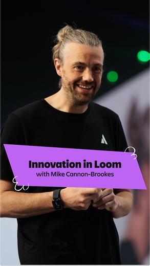 Atlassian on Instagram: "Loom is taking off — and we get it. 🚀 Async work helps teams move faster and make more time for what matters. How is Loom helping your team succeed? Catch Mike Cannon-Brookes’ full #AtlassianTeam25 keynote, link in bio."