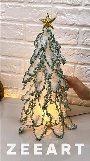 Diy beaded Christmis tree 🎄🔥
