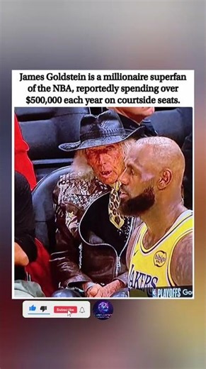 This man spends $500,000 a YEAR just on NBA courtside seats! 🤯🏀 #shorts #viral #trending