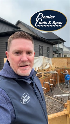 Here’s Aaron on site in Thompson’s Station! This pool is about to get shotcrete and this family will be swimming this summer! ☀️Are you ready to start yours? Contact us today! https://ppas.com | Premier Pools & Spas - Nashville South