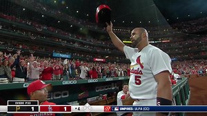 IN HIS FINAL HOMESTAND AS A ST. LOUIS CARDINAL! | St. Louis Cardinals