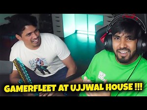 ‪@GamerFleet‬ AT ‪@TechnoGamerzOfficial‬ HOUSE 😂