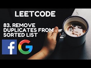 Microsoft Mülakat Sorusu - 83. Remove Duplicates from Sorted List
