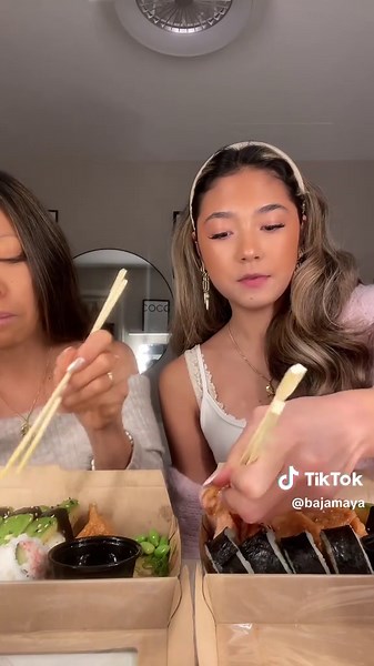 Sushi Mukbang: Enjoying Sushi Delicacies