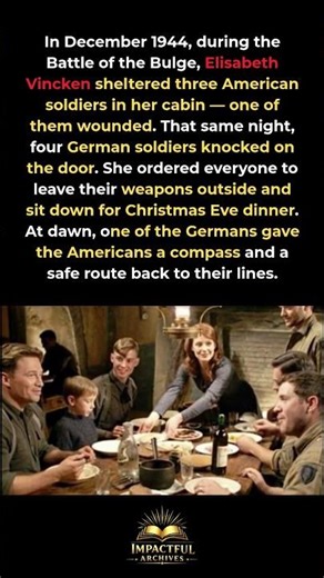 A mother stopped the war on Christmas Eve 1944 #WW2 #History #Curiosities