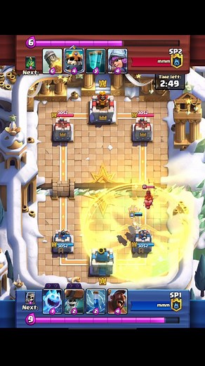 Caballero Héroe vs montaCarnero 💥 #clashroyale | CRV YT