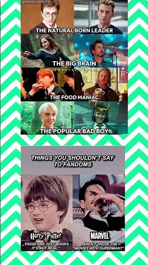 Harry Potter vs Marvel Memes 😂 | Fun Character Comparisons & Fandom Jokes |#harrypotter #meme #short