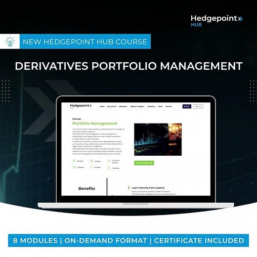 New Hedgepoint HUB Course: Derivatives Portfolio Management