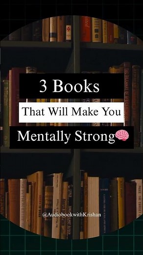 3 Books to Make You Mentally Strong | Best Mindset Books #books #mindsetbooks #shorts