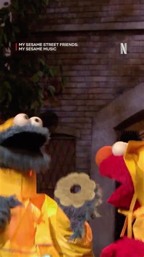 Cloudy with a chance of cookies! My Sesame Street Friends: My Sesame Music, now playing on Netflix!
