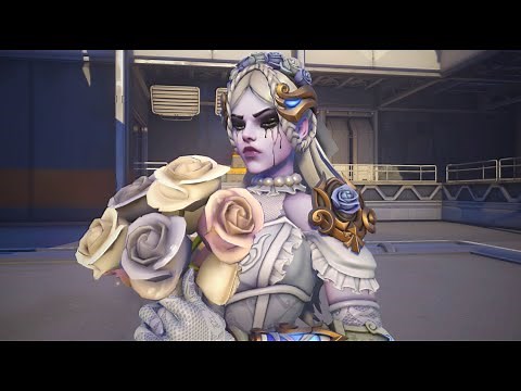 NEW Ghostly Bride Widowmaker Skin Showcase | Overwatch 2
