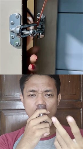 OPEN THE DOOR USING RUBBER BANDS ⁉️