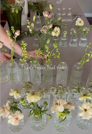 Creating Beautiful Bud Vases from Leftover Stems