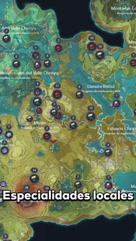 Guía del Mapa Interactivo en Genshin Impact