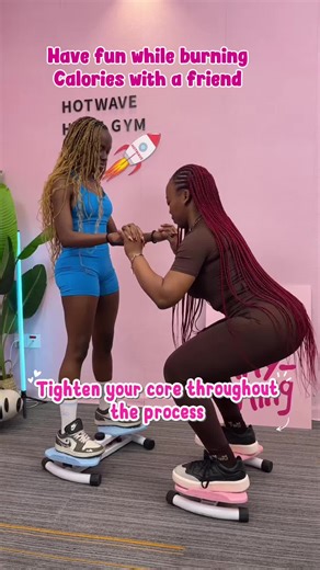 Get your #twister machine. Great workout for #friends and #twin workouts #gymtok