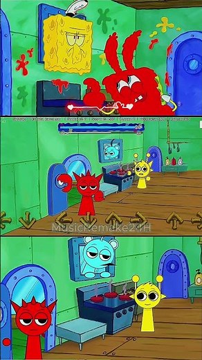 FNF Mr Krab Angry x Sprunki Animation | Friday Night Funkin Game #fnf #pibby #fridaynightfunkin