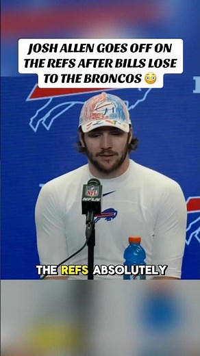 “Investigate the refs” - Josh Allen Postgame Interview - Bills vs Broncos