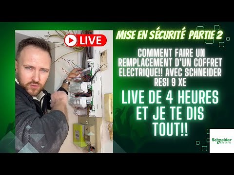 Comment remplacer un tableau électrique en rénovation Partie 2 ? Avec le système Schneider Resi 9 XE
