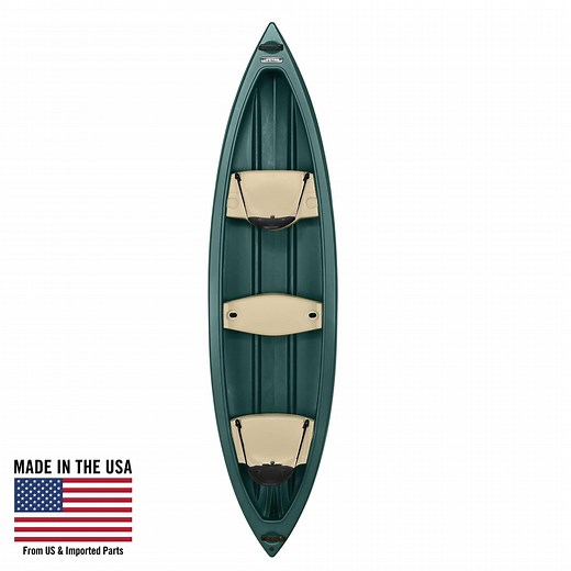 Lifetime Wasatch 13 ft Canoe, Forest Green (90561) - Walmart.com