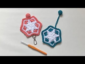Crochet - Key Holder/Key Case/Key Cover - Easy And Beautiful Pattern