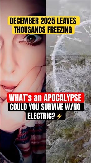 December 2025 ICE STORM Leaves THOUSANDS FREEZING You SURVIVE ICE APOCALYPTIC STORMS #icestorm