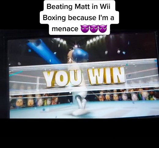 Defeating Matt in Wii Boxing