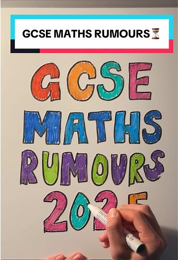 GCSE Maths Revision Tips and Rumoured Topics 2025
