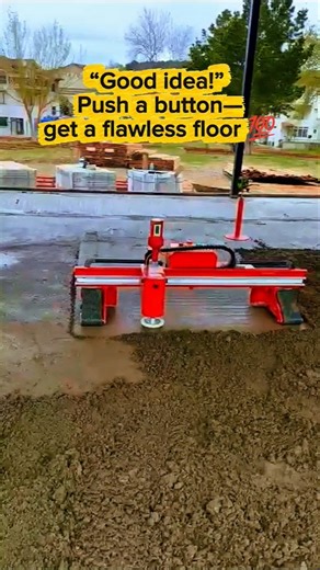 Fully Automated! Floor Plastering Robot Nails a Perfect Level 🤖🏗️🔥