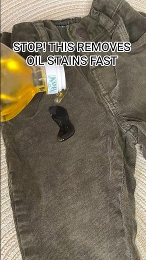 OIL STAIN LIFEHACK WITH LEMON & SALT